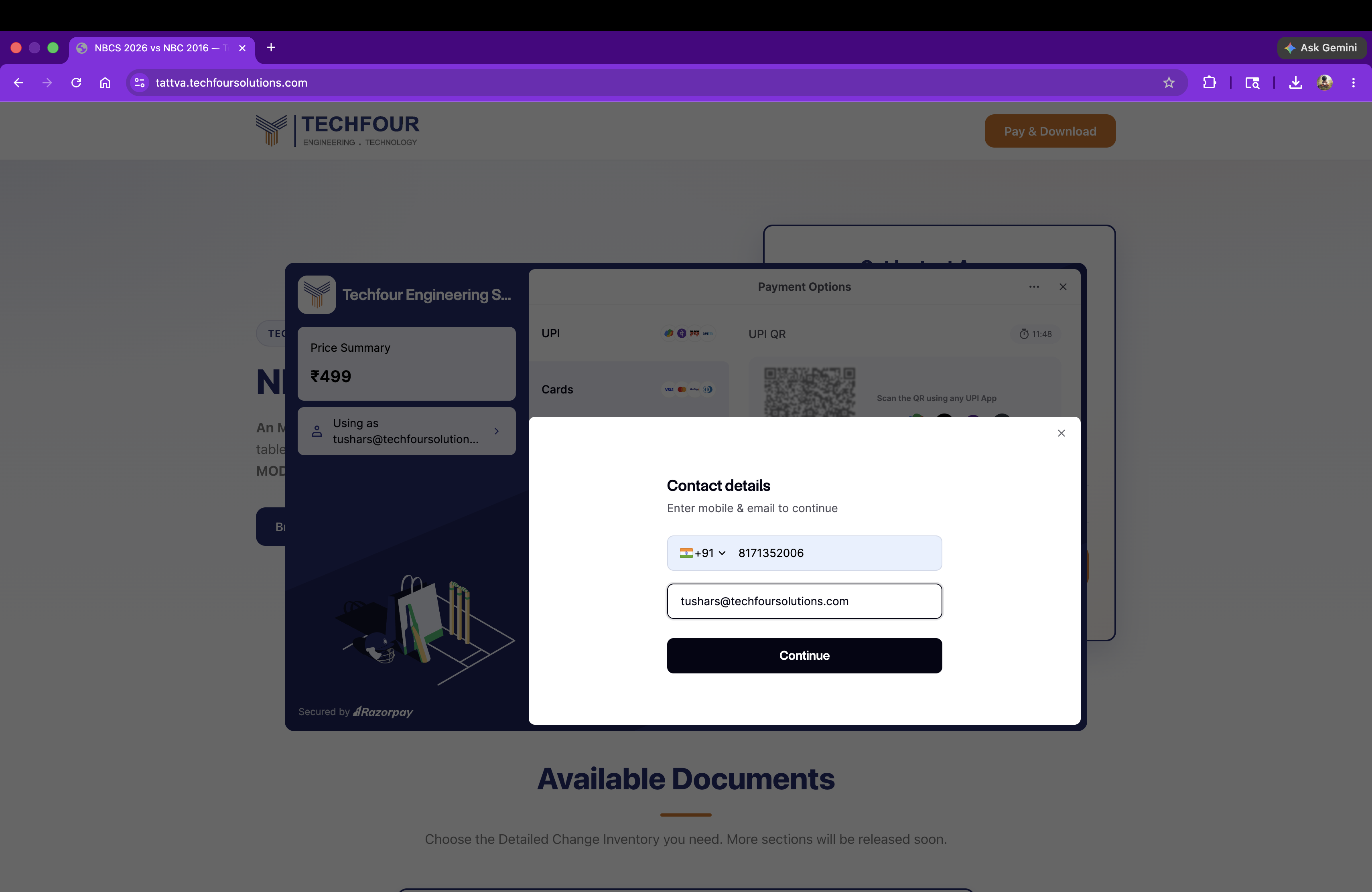 Step 4 — Add contact details