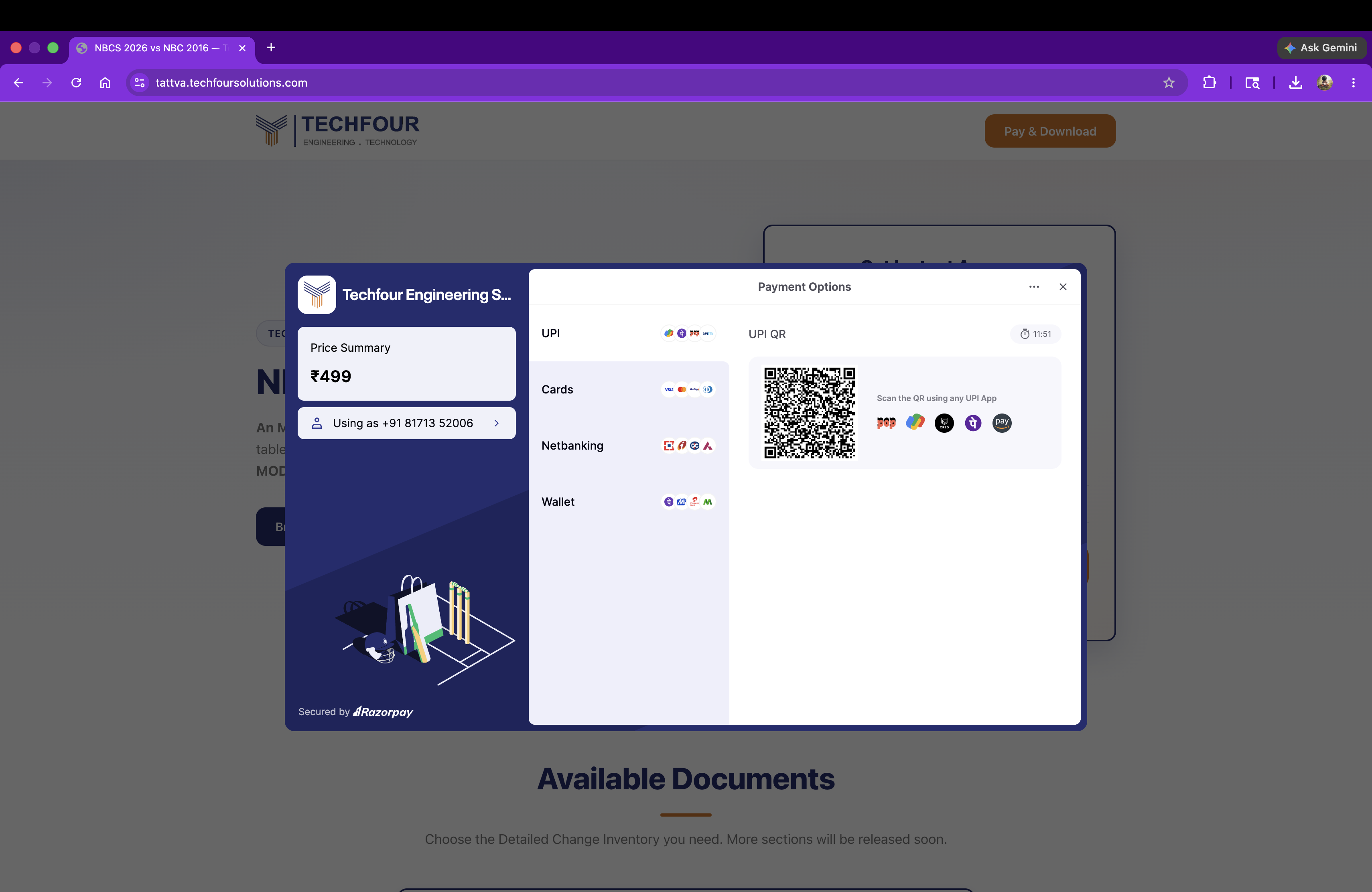 Step 5 — Choose payment method